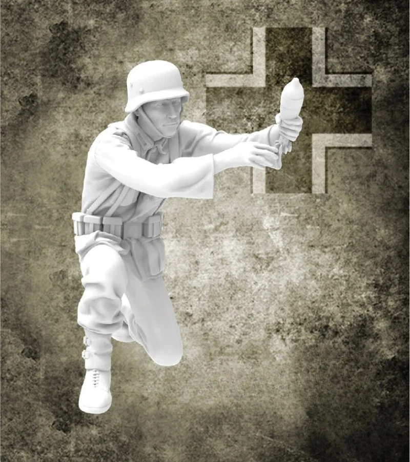 

Масштаб 1/35, литая под давлением фигурка из смолы, комплект модели солдата немецкой сменовой команды Второй мировой войны, которые нужно собранно и раскрасить самостоятельно