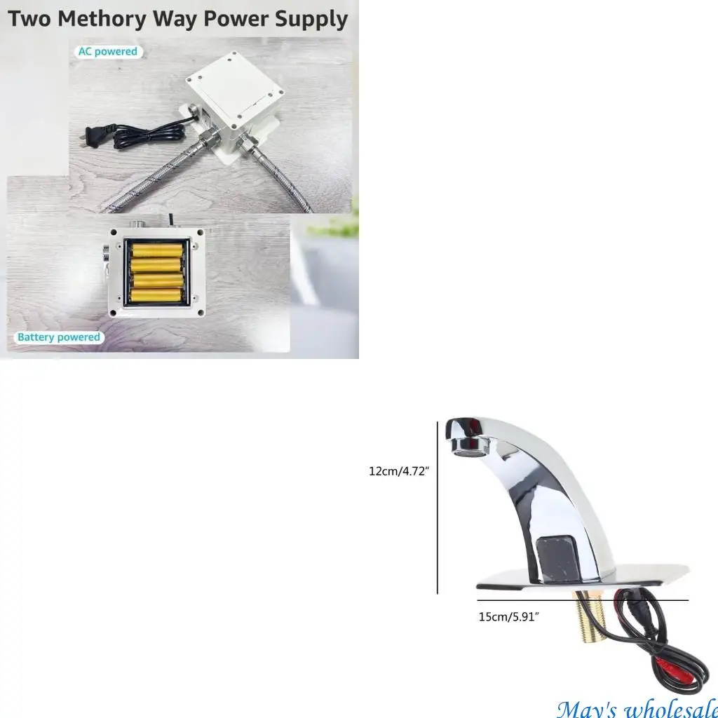 

Индукционный кран для ванной комнаты, автоматические сенсорные смесители, бесконтактные водосберегающие смесители для раковины