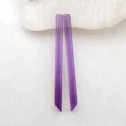 Semiprecious Stones Jewelry Cymophane Earring Bead 56x4x4mm 5g Customized Jewelry Women Earrings Accessories