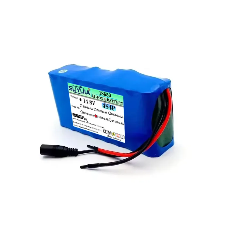 14.8V 14000mAh 18650 Lithium Battery 4S4P 16.8V LED Night Fishing Light Heater Mining Lamp Amplifier view 4