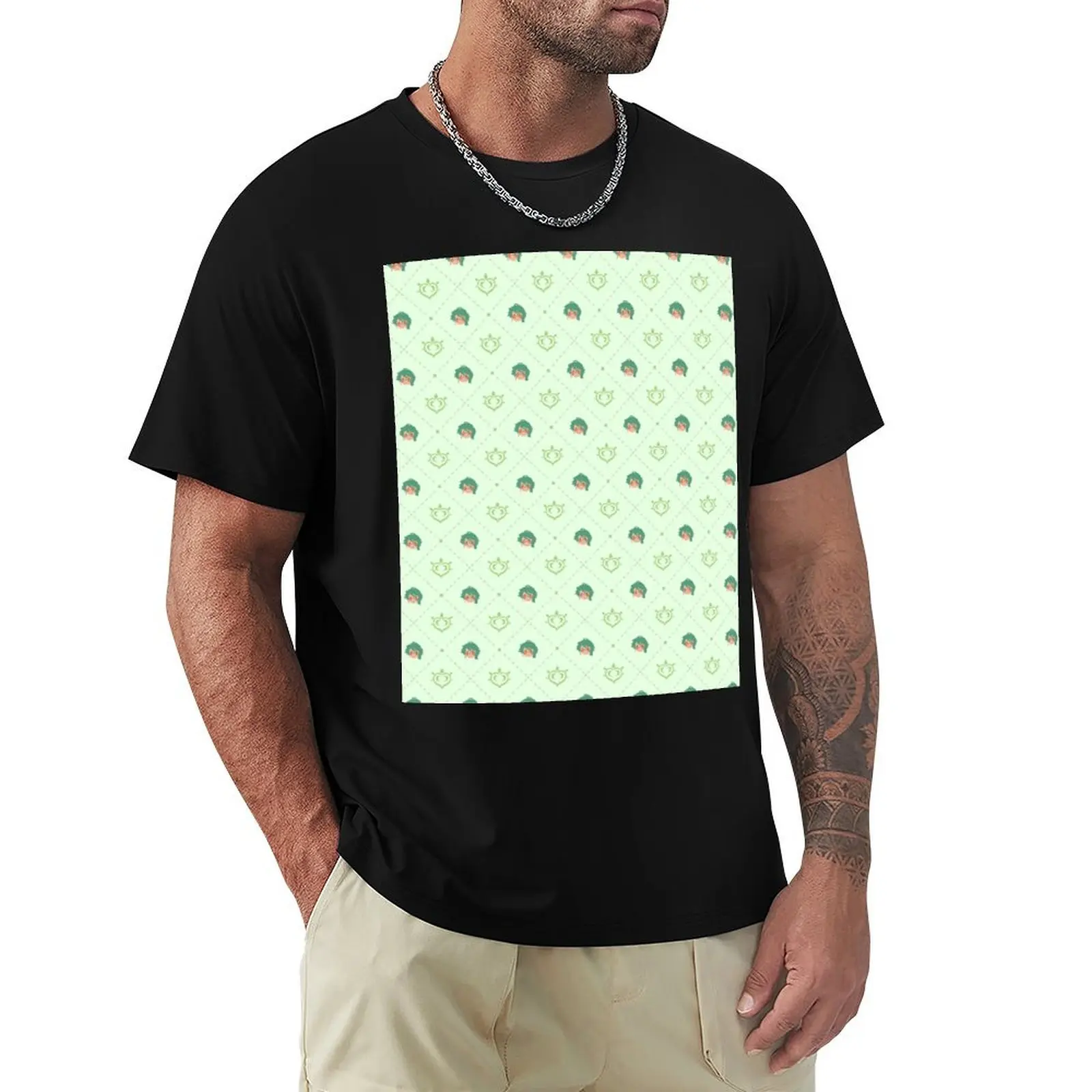 

Baizhu Pattern T-Shirt Funny t-shirt plus sizes plain t shirts men