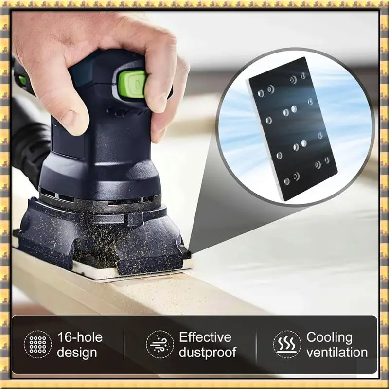 

AT03 Top Hook And Loop 12 Hole 4 Nail Electric Sanding Pad For Efficient Polishing And Grinding