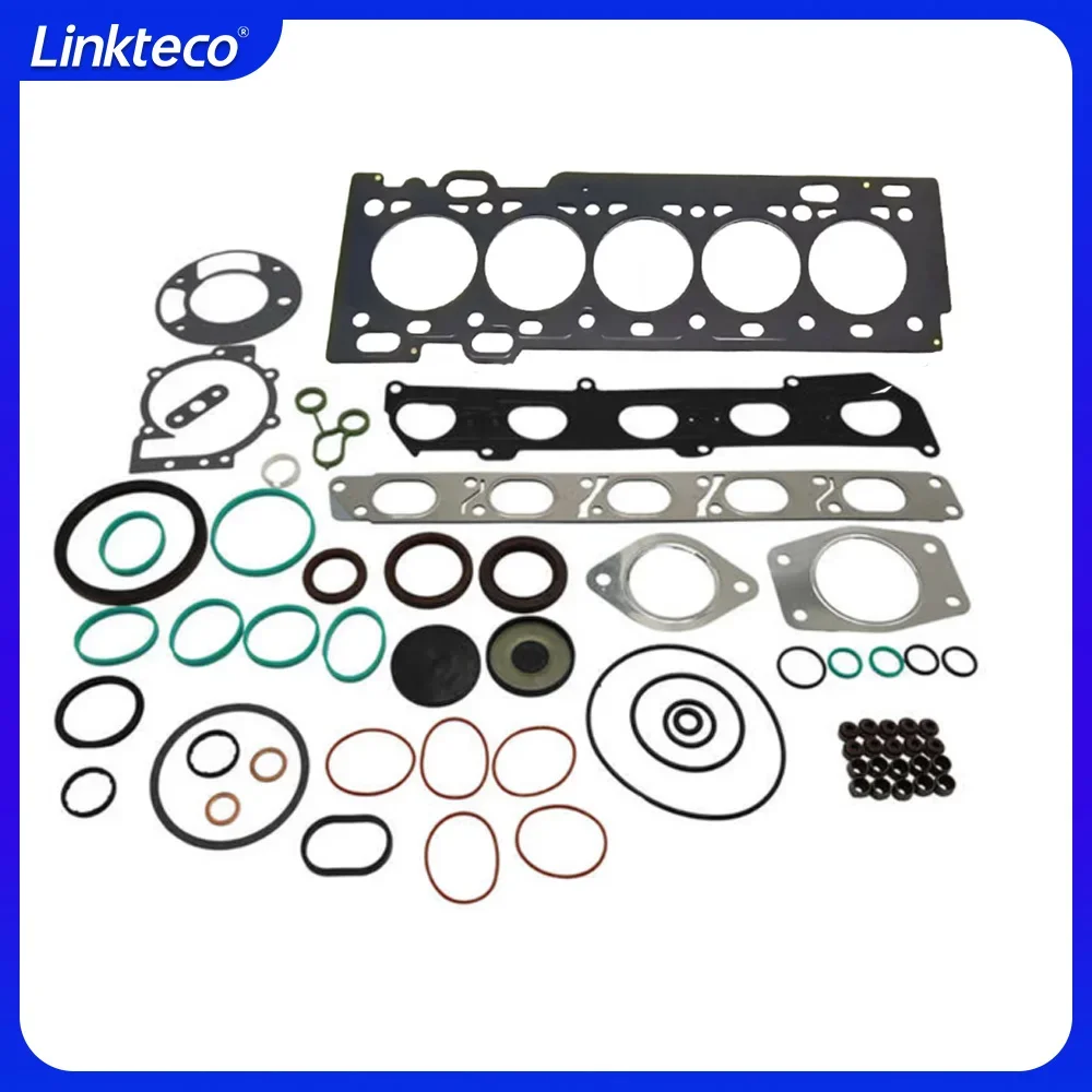 طقم تصليح المحرك كامل طوقا تحمل المكبس الدائري مجموعة صالح 2.4 T L L5 الغاز B5244S4 B5244S5 ل 04-12 فولفو C30 C70 S40 V50 2.4L #4