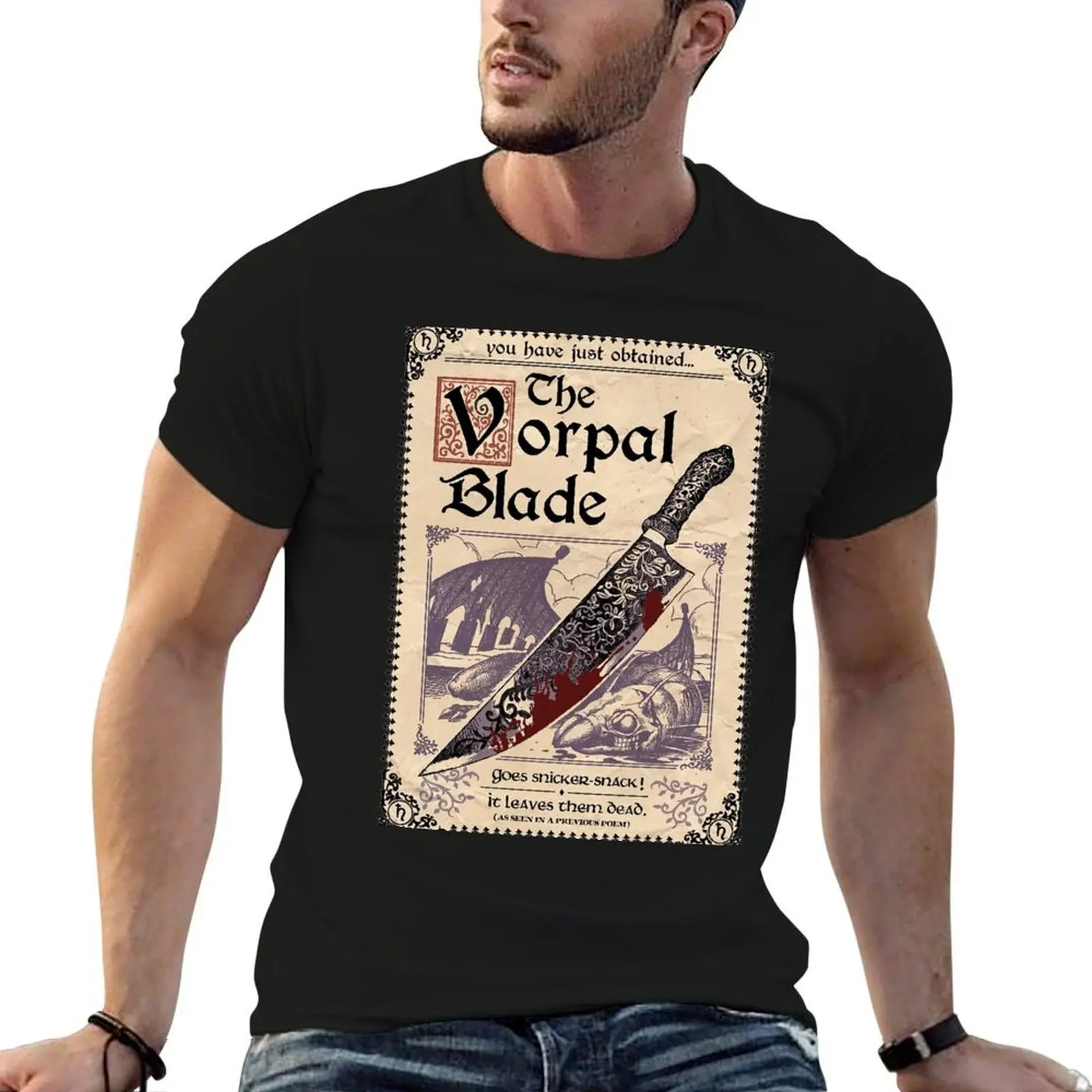 

The Vorpal Blade (Alice Madness Returns) T-Shirt t shirt for man 100 percent cotton printed t shirts for man T-Shirt