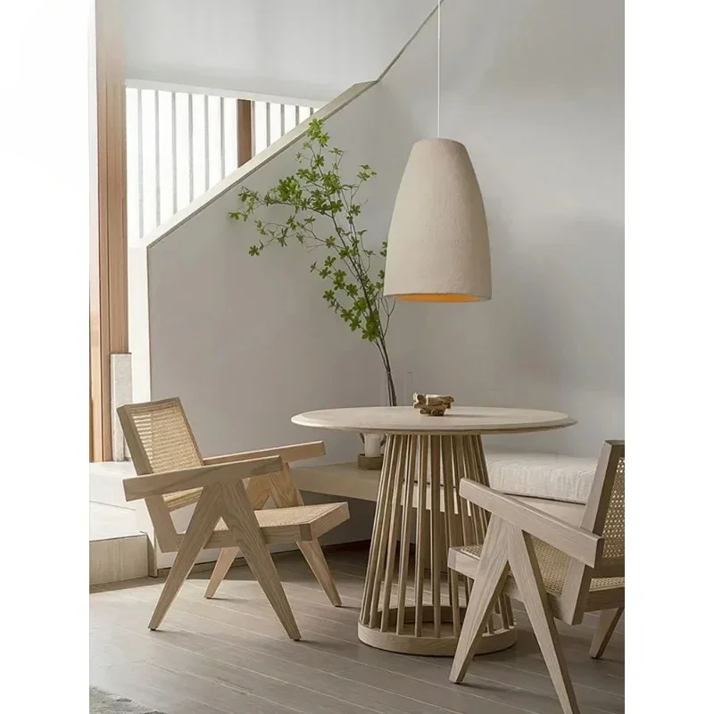 Japanische Wabi Sabi Restaurant Anhänger kreative Schlafzimmer Nachttisch Licht Home Decoration Zement Wohnzimmer Gast familie Pendel leuchte