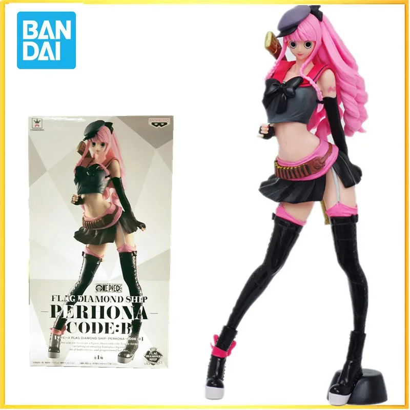 Bandai Anime One Piece FDS Kawaii Pirate King Series Sexy Figures Perona Ghost Princess Action Doll Toys Collected Model