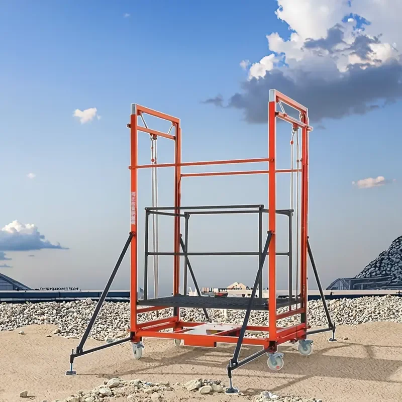 Heavy Electric Hoist for Scaffolding and Construction Lifting up to 15 Meters Compact Electric Ladder Lift with