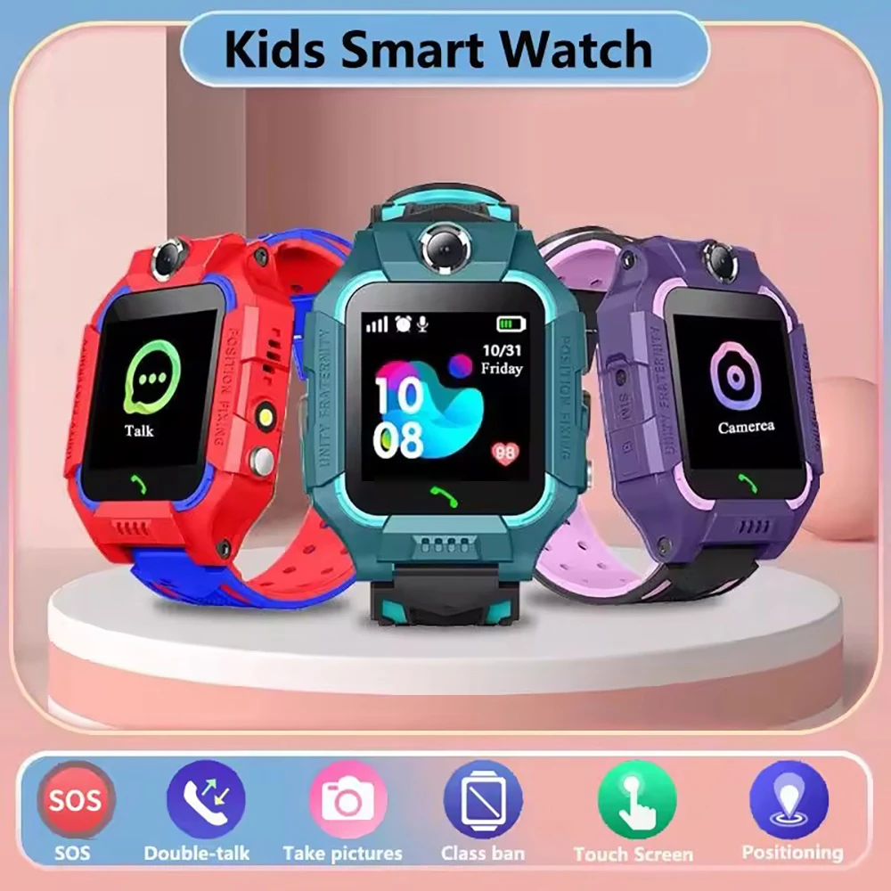

Детские смарт-часы Mini Smart с SIM-картой, камерой, GPS-трекером, водонепроницаемые, для iOS и Android, новинка 2026 года