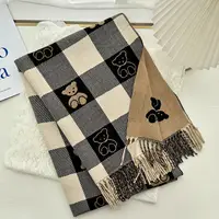 2025 Luxury Winter Cashmere Scarf Women New Design Warm Pashmina Long Tassel Scarves Female Print Shawl Thick Foulard Bufanda 5