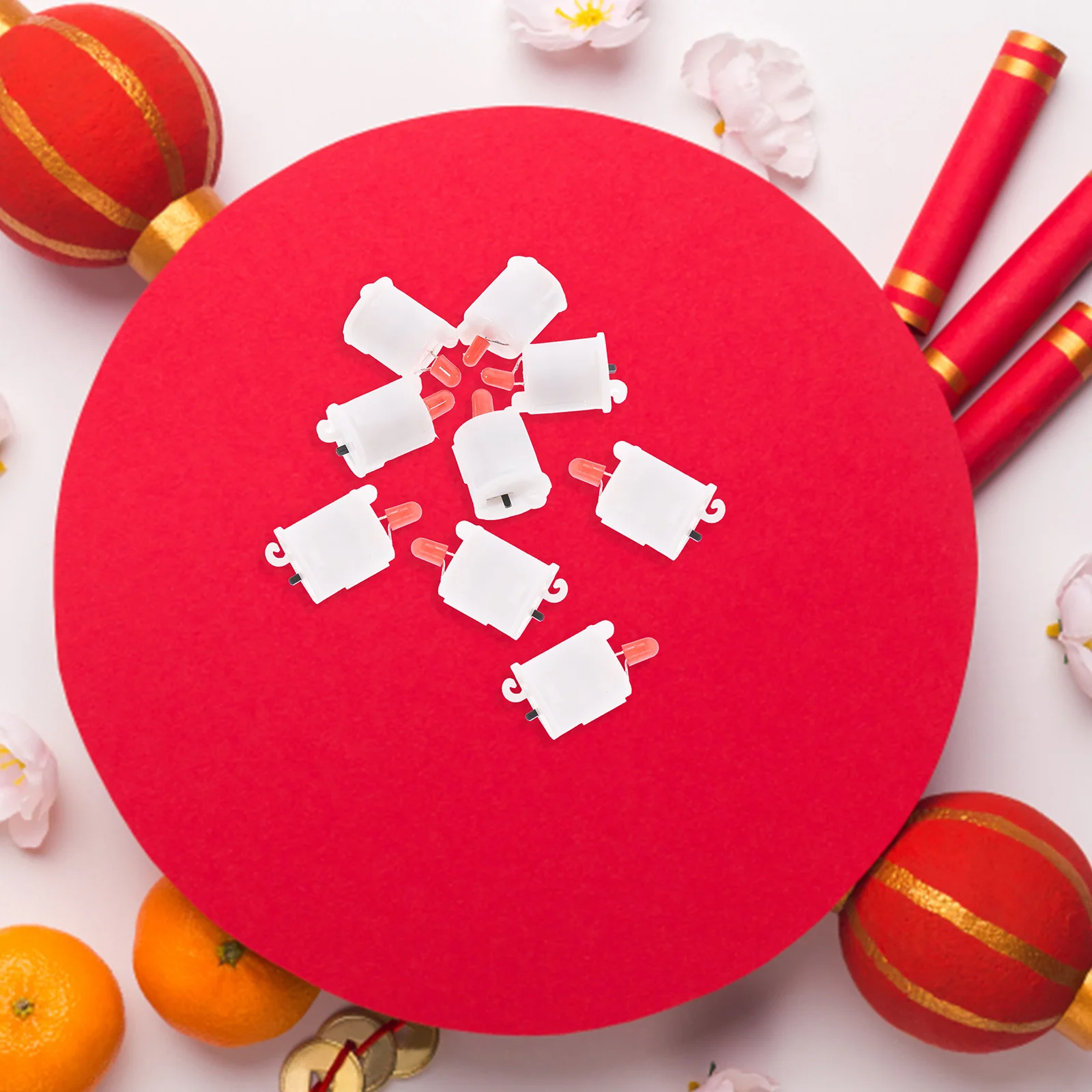 12Pcs Electronic LED Lights Mini Paper Lantern Lights for Wedding Party Festival Decorative Lighting LED Light