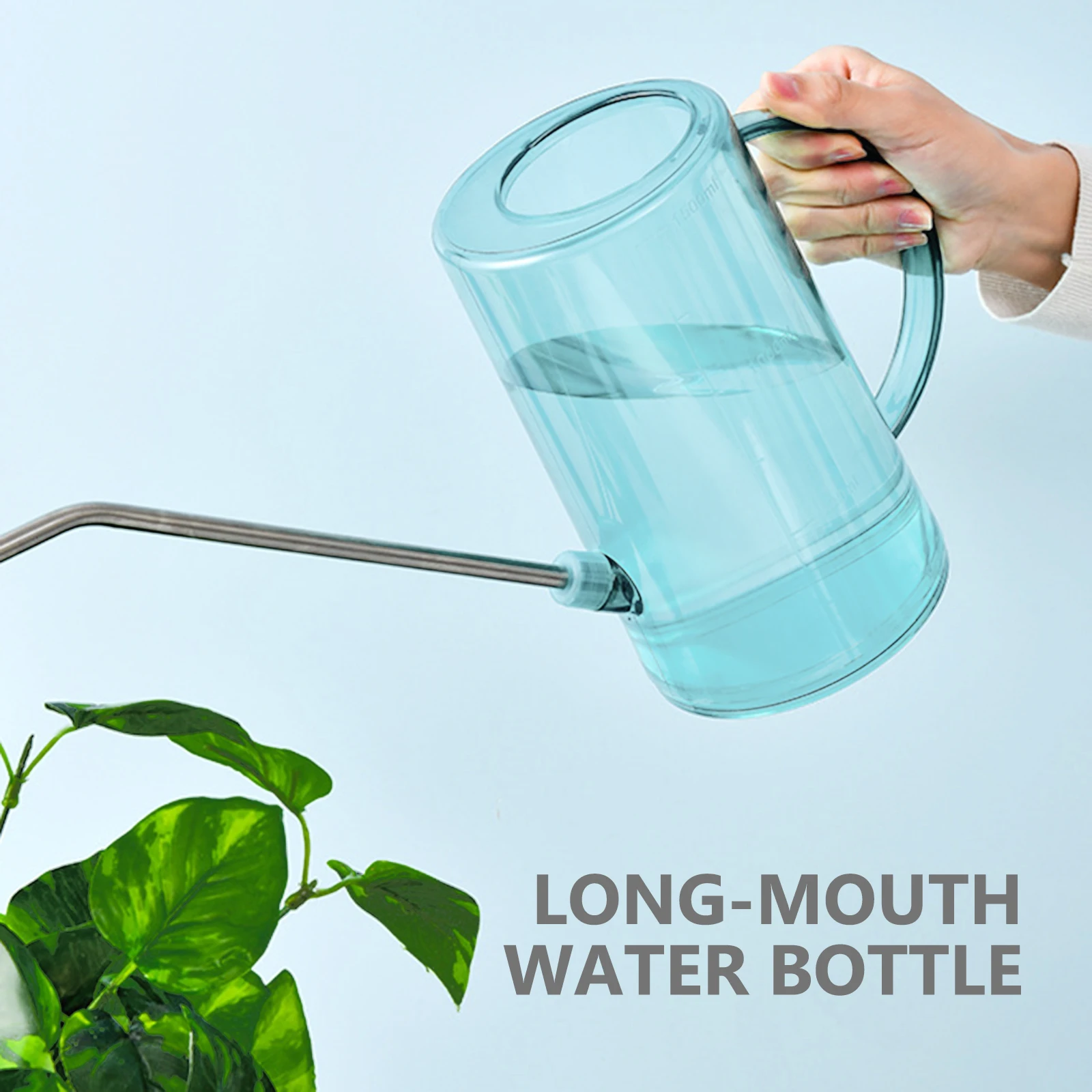 

Long Spout Watering Can Durable Plastic Vintage Garden Tool Large Capacity Easy Clean Reusable Plant Bottle Sprayer