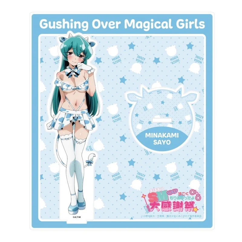 Anime Gushing over Magical Girls Cute Animals Series High Definition Acrylic Human Figure Wall Signs  Desktop Decor Items