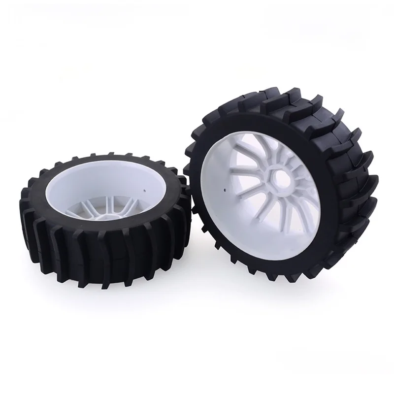 A63T-4 Stuks 120Mm Sneeuw Zand Peddel Band Wiel Band 17Mm Hex Voor 1/8 Arrma Traxxas Redcat team Losi HPI HSP Baja RC Auto