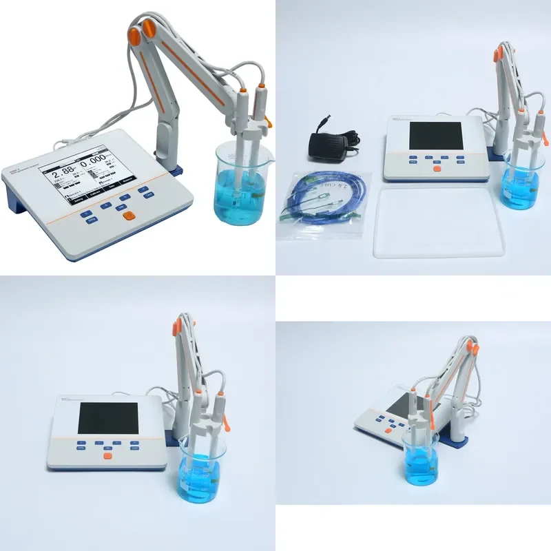 for Laboratory PH mV Conductivity TDS Salinity DO Multi-parameter Water Quality Analyzer with 5-point Calibration