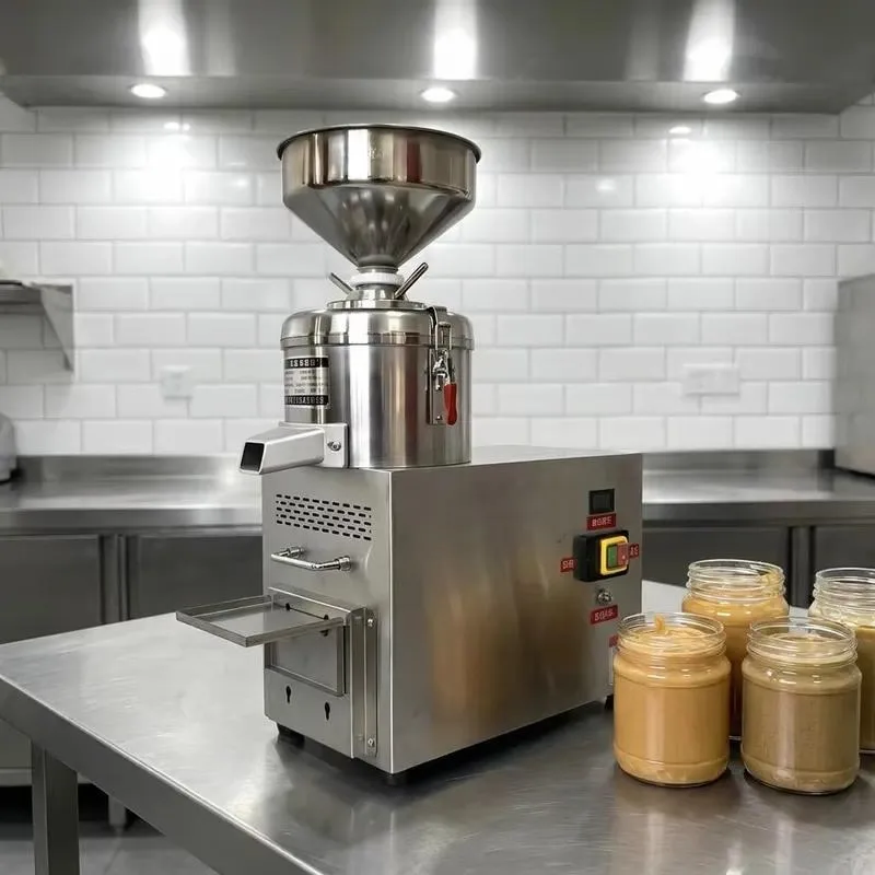 Automatic Commercial Nut Paste Grinder for Peanuts Almonds Walnuts