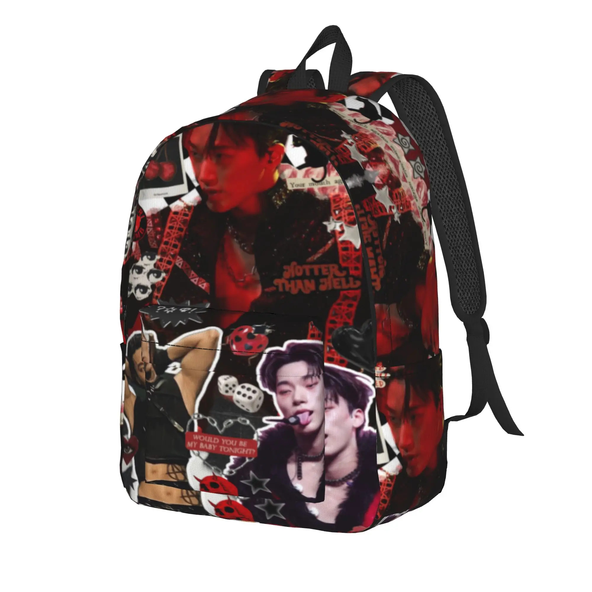 choi san bad ateezs Backpack for Men Women Casual Student Business Daypack  Laptop Computer Shoulder Bag Lightweight