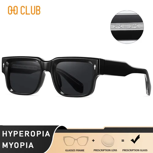 O-Q CLUB gafas de sol polarizadas para hombre, gafas de sol cuadradas para mujer, gafas para hombre, gafas Lunette para mujer, lentes de diseñador para mujer