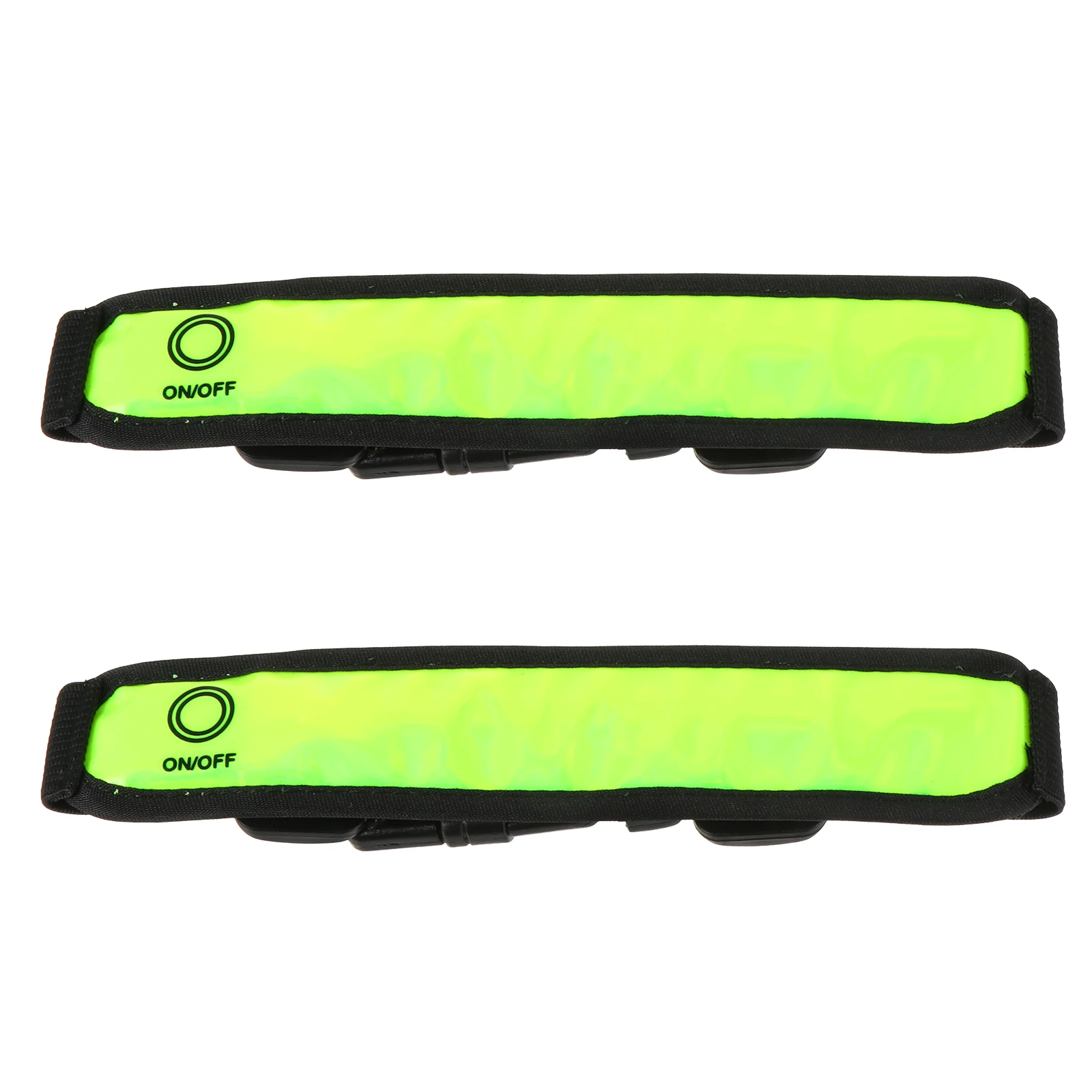 

2pcs Wristbands High Visibility Safety Arm Bands For Night Running Cycling Walking Festival Concert Outdoor Use Lightweight