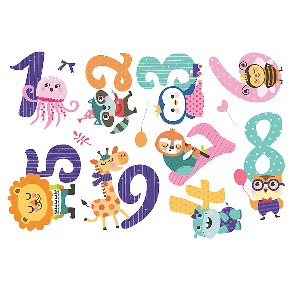 

Kids Room Wall Animal Bedroom Removable Diy Decal Door Door Wall Animal Sticker Home Decoration Sticker