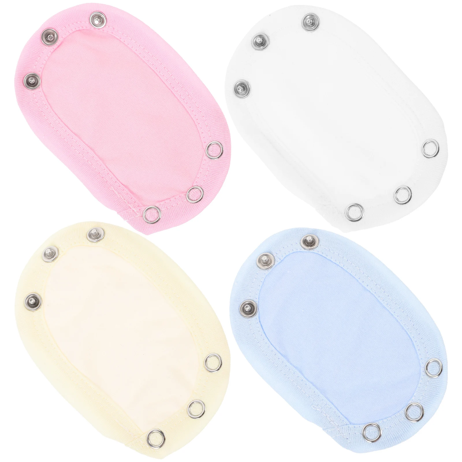 

4 Pcs Baby Hoodie Extension Snaps Extender Bodysuit Extenders Clothes Toddler Jumpsuit Stretcher for Bodysuits