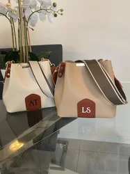 Personalizado cruzado corpo balde saco, personalizado sacola, presente de aniversário para ela, senhoras, lua de mel, noiva, casamento, dama de honra presentes