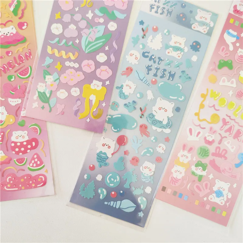 Cute Fruit Sticker Junk Journal Album Happy Planner DIY Scrapbooking Craft Photo Decoration Stickers Korean Stationery