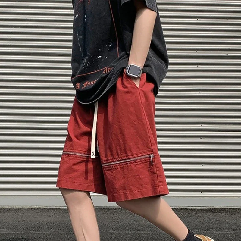 

Мужские короткие брюки с карманами на молнии, шорты на шнурке для мужчин, новинка Y2k Essential Designer No Logo Ice Dry Fit оптом