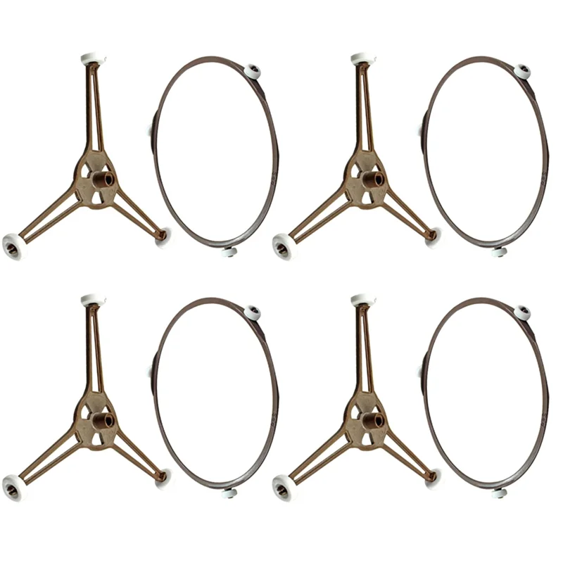 A66T-Микроволновая пластина с роликовым кольцом, прочная подставка для поворотного стола для даже распределения тепла, простая установка, аксессуар для микроволновой печи