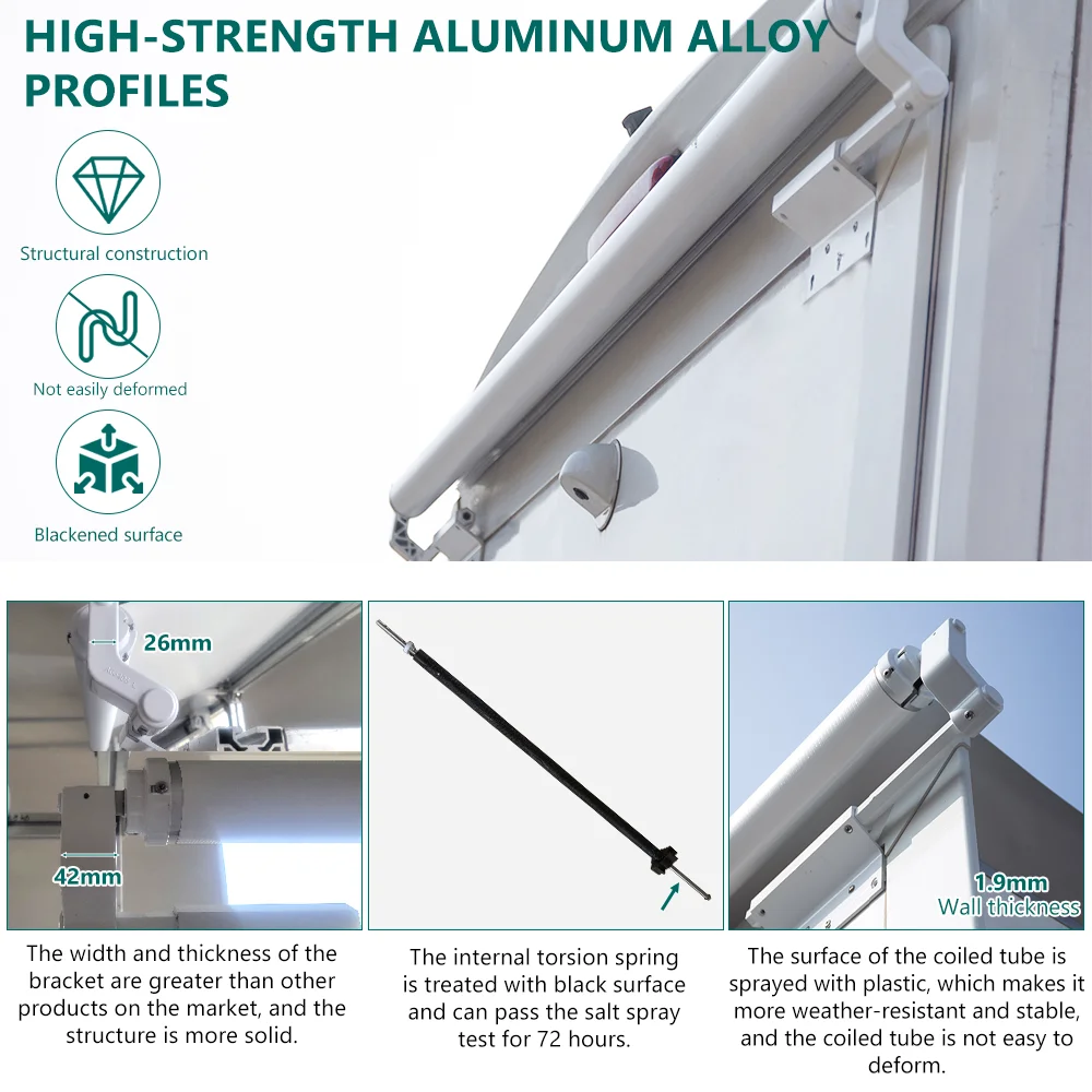 STLF Soleflex A6 مظلة علوية أوتوماتيكية RV للمنزل المتنقل