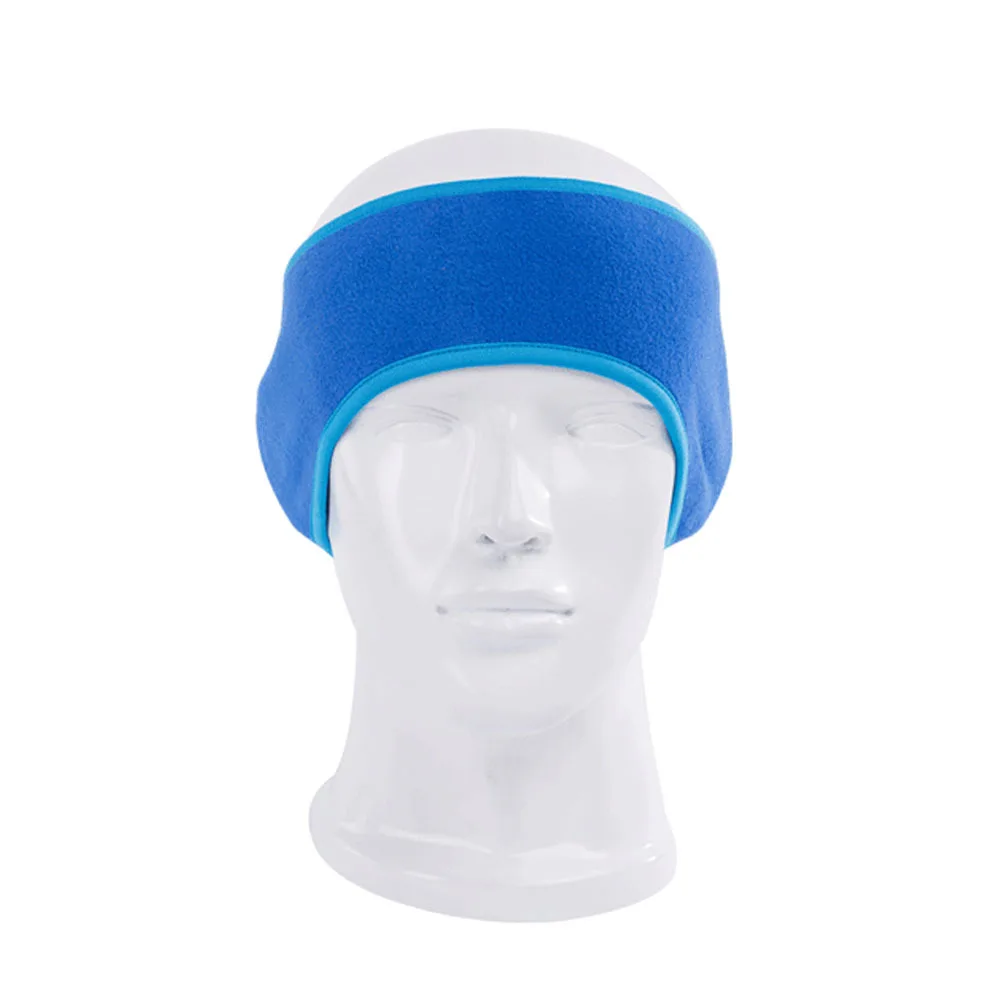 

Winter Wide Ear Band Sports Sweatband Headband Stretch Breathable Soft Hair Band Running Yoga Gym Blue Sports Sweatband