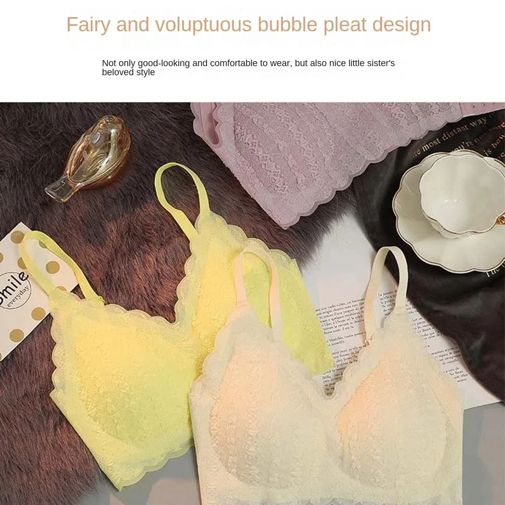 Reggiseno a V profondo senza fili con seni raccolti, intimo push up antiurto, reggiseno regolabile con coppa grande per le donne