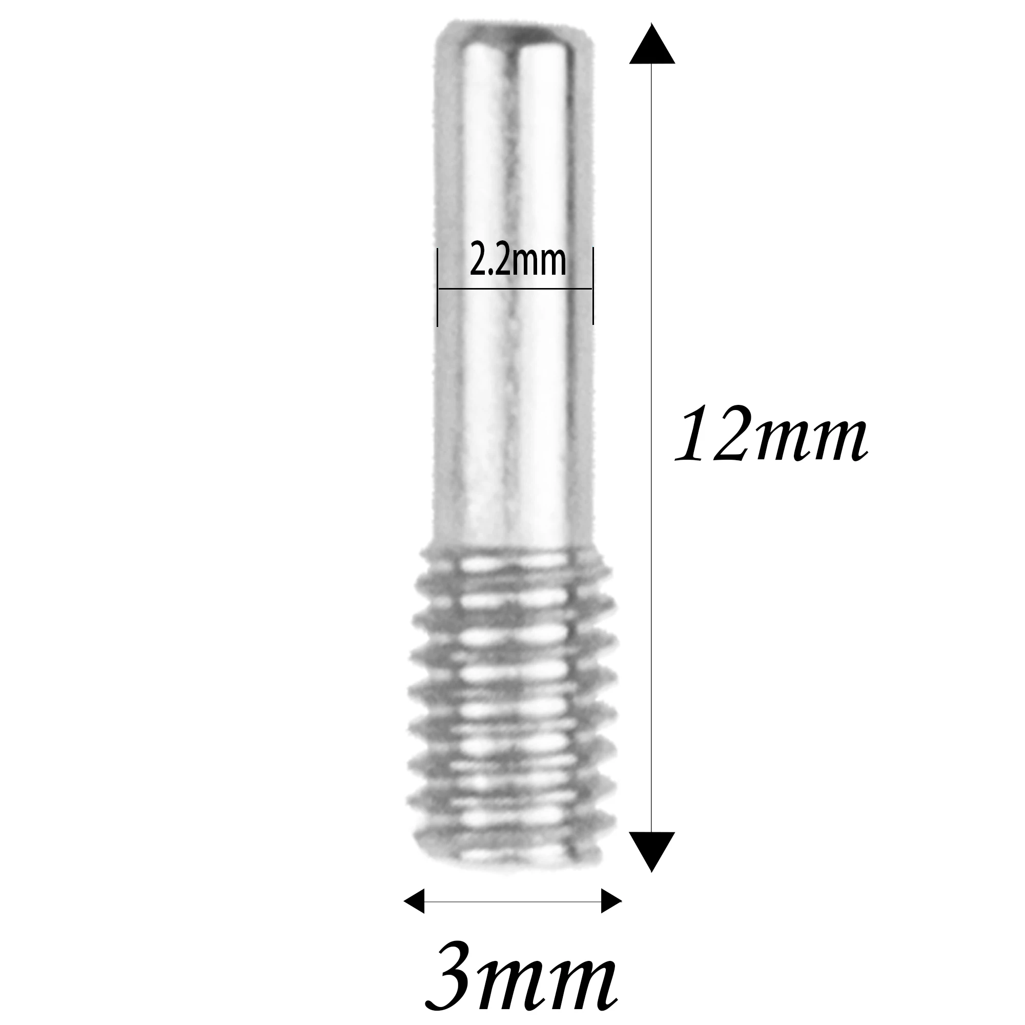 12Pack Hard Staal M3 M4 Aandrijfassen Schroef Pins voor Axiale SCX10 90046 Traxxas TRX-4 D90 Tamiya CC01 1/10 RC Crawler Auto