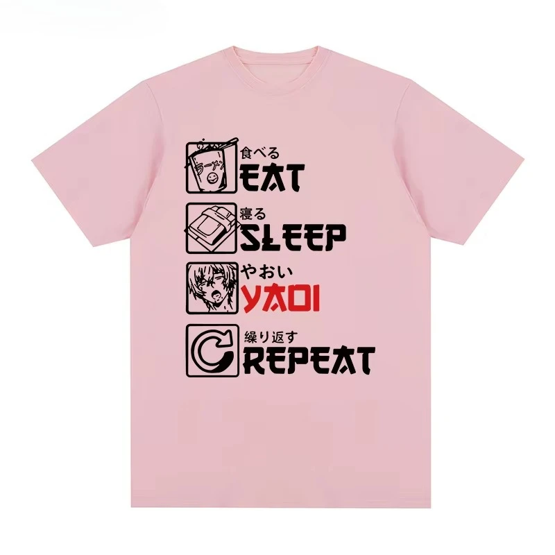 Camiseta con gráfico divertido de Anime Given Yaoi Bl para hombre y mujer, camiseta de algodón Vintage Harajuku Kawaii para parejas, camisetas de algodón Unisex de verano