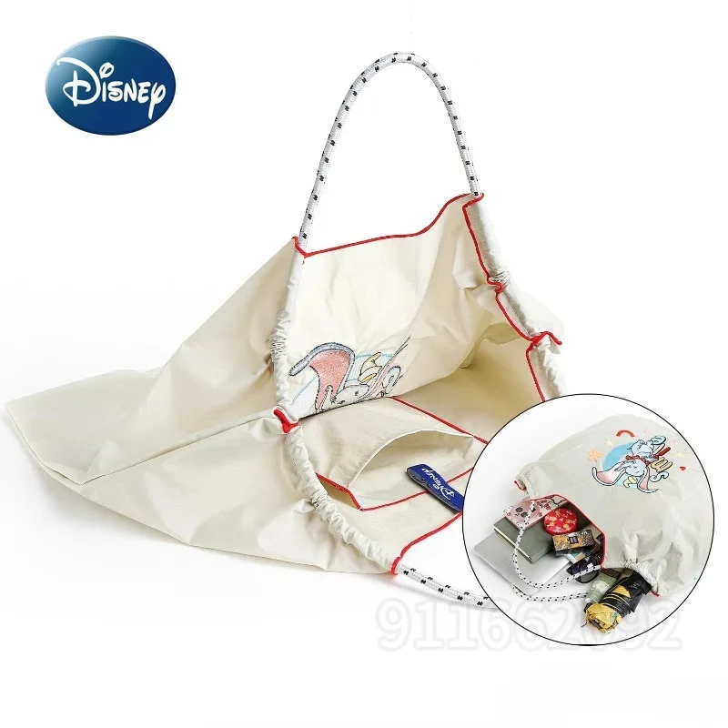 Disney Dumbo New Women's Handbag Embroidered Fashion Women's Shoulder Diagonal Bag Luxury Brand Original Casual Women's Bag