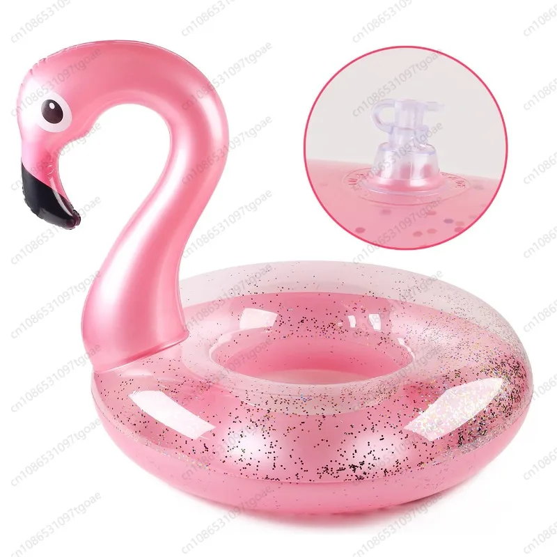 Flamingo Pool Float - Fun Beach Floaties, Inflatable Swimming Pool Tubes Party Toys Summer Pool Raft Lounger for Adults & Kids view 5
