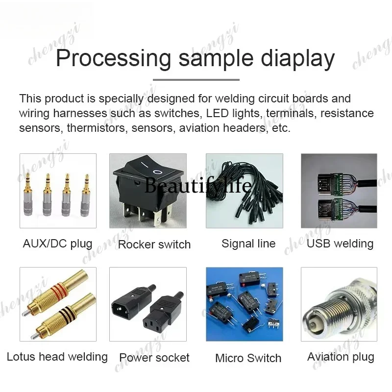 a55  Semi-automatic Soldering Machine Thermistor Aviation Wire Harness LED Terminal Sensor Spot Welding Durable Welding Equipmen view 4