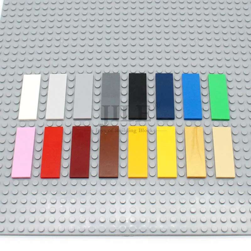 40 stücke MOC Glatte Fliesen 2x6 DIY Bausteine 69729 Bricks Kompatibel Pädagogisches Kreative Zusammengebaute Kinder Bau Spielzeug – Detail 2