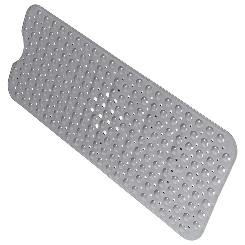 

Удлиненный коврик для ванной, коврики для душа с присосками и сливными отверстиями, коврик для ванной комнаты