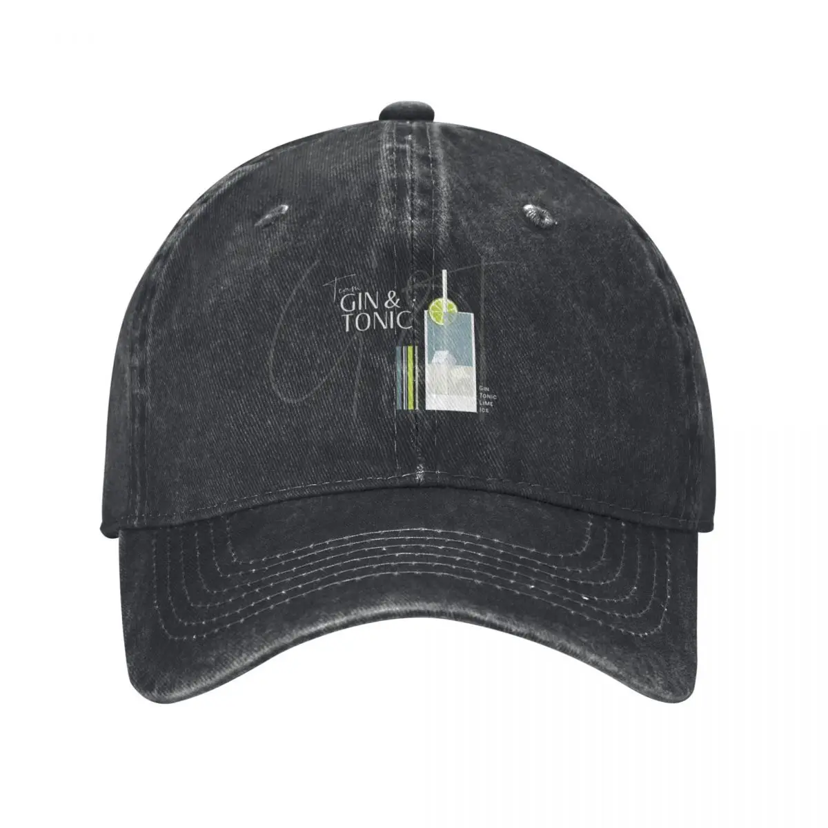 Night Out with Team Gin & Tonic. The perfect G&T. Caroline Laursen original Baseball Cap Sports Cap Hat Beach Men Caps Women's