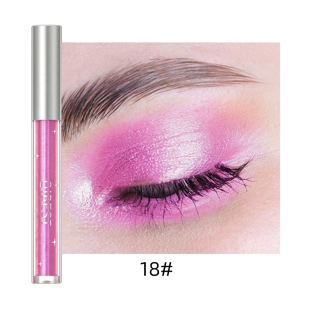 QIBEST Oogschaduw Stok Diamant Glanzende Eyeliner Pen Vloeibare Oogschaduw Potlood Blijvende Shimmer Pigment Oogschaduw Maquillaje Makeu