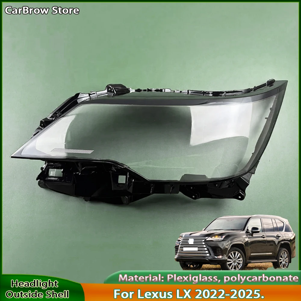 

Прозрачный абажур, маски из плексигласа для Lexus LX LX500 LX600 LX700 2022 2023 2024 2025, крышка передней фары