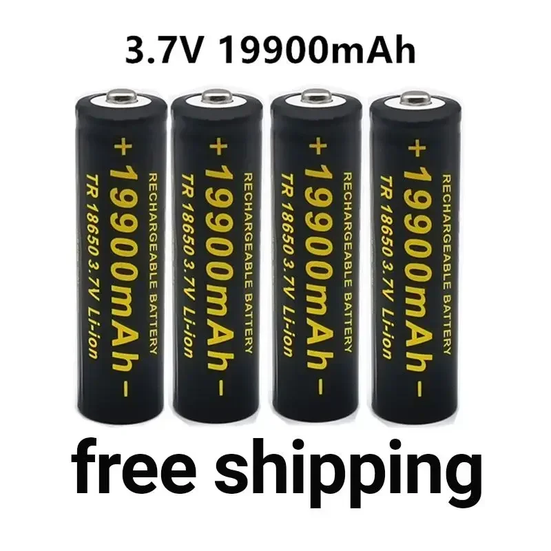 100% New 3.7V 18650 19900mAh high capacity batteries Li-ion lithium battery for flashlight battery