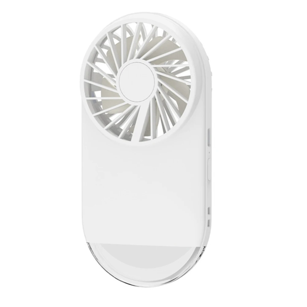 

Battery Capacity Big Wind Fan Easy Charging And Quiet Operation Lazy Leafless Fan Long Lasting Rechargeable Battery