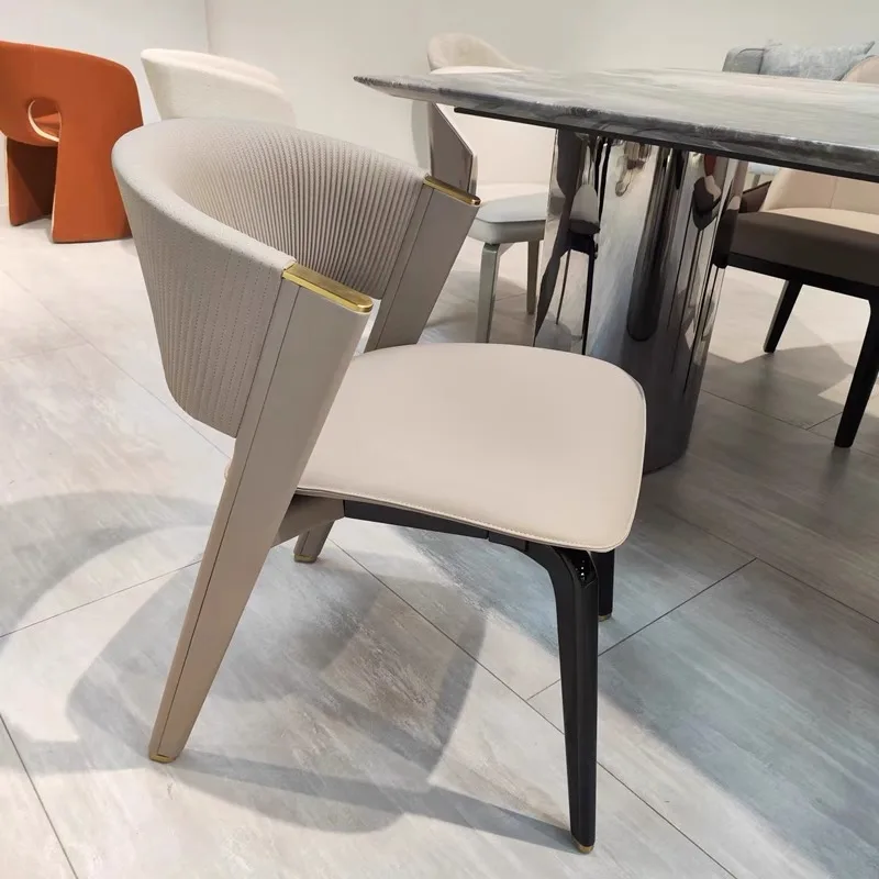 

Luxury Design Dining Chairs Soft Chairs Dressernordic Kitchen Interior Mid Century Modern Chaise Salle A Manger Home Furniture