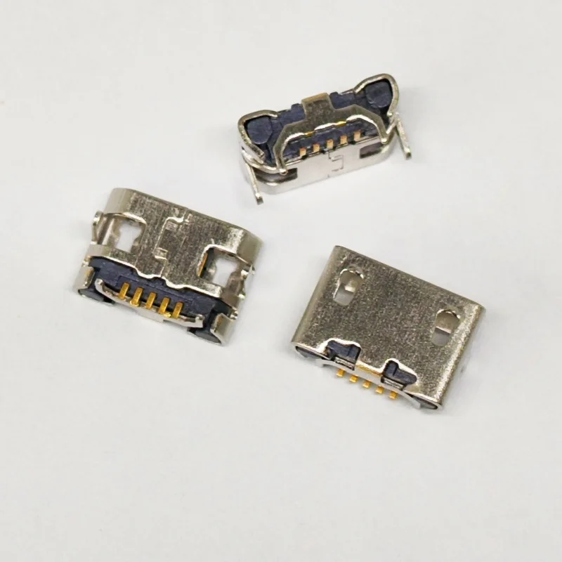 

100Pcs Micro USB 5pin Charging port Female Dock Connector Jack Socket For MP3 / MP4 / MP5 Universal