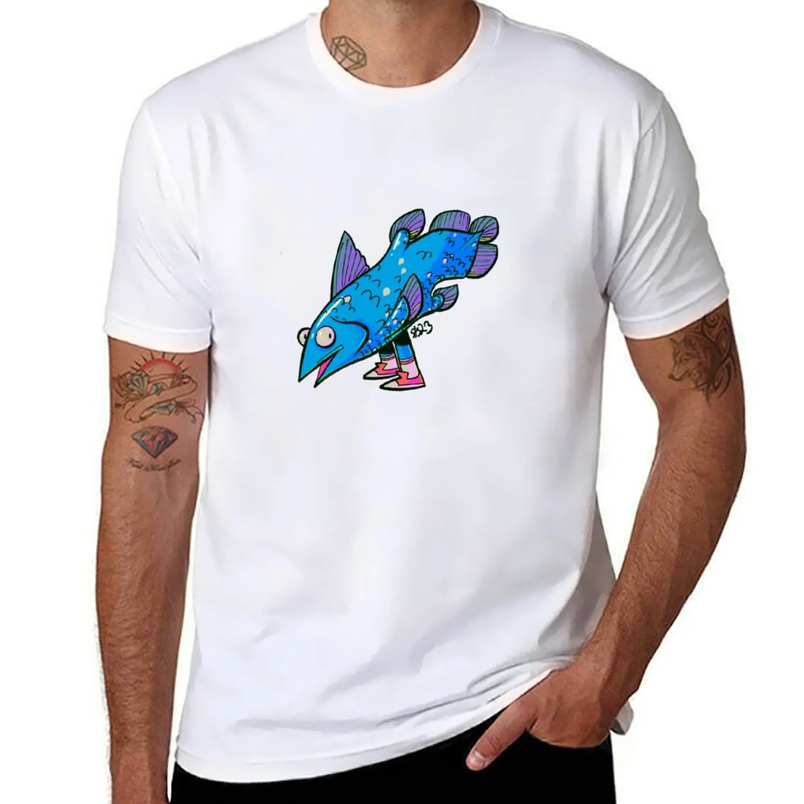 

Sea Legs Coelacanth T-Shirt t shirt man plain anime t shirts oversize T-Shirt