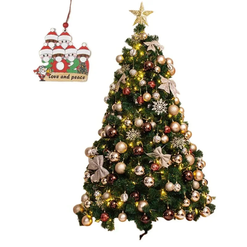 Christmas Tree Home 2024 New Luminous Large Christmas Decoration Package 1.8 Meters Ornament Shopping Mall Layout