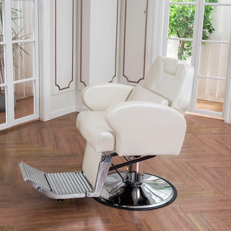 Hair chair face shaving, physiotherapy, beauty , shampoo, massage chair can be put down, lifted, large chassis,