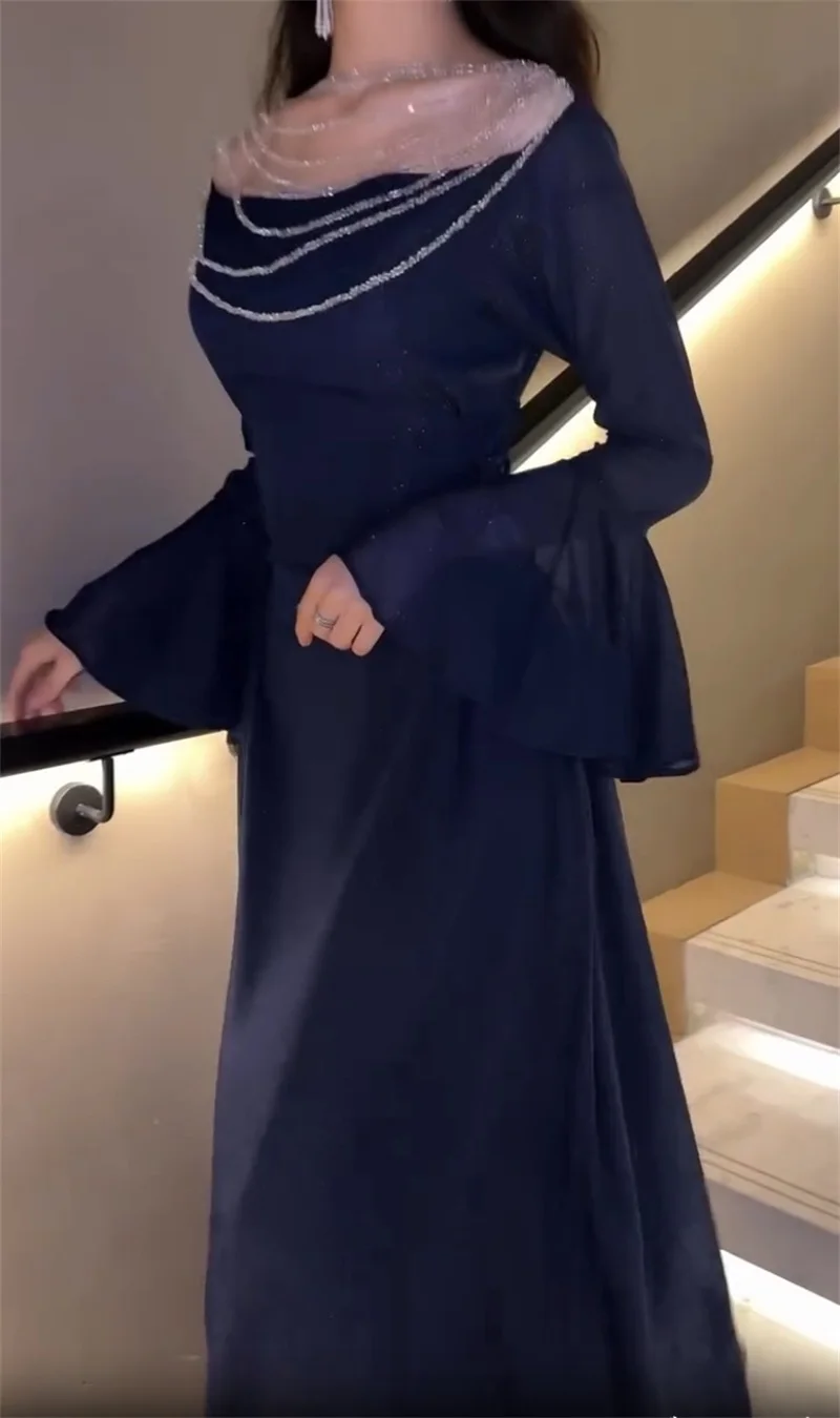 arabie-saoudite-cristaux-robe-de-bal-bleu-marine-violet-jaune-gris-manches-longues-robes-de-concours-formelles-une-ligne-robe-de-soiree