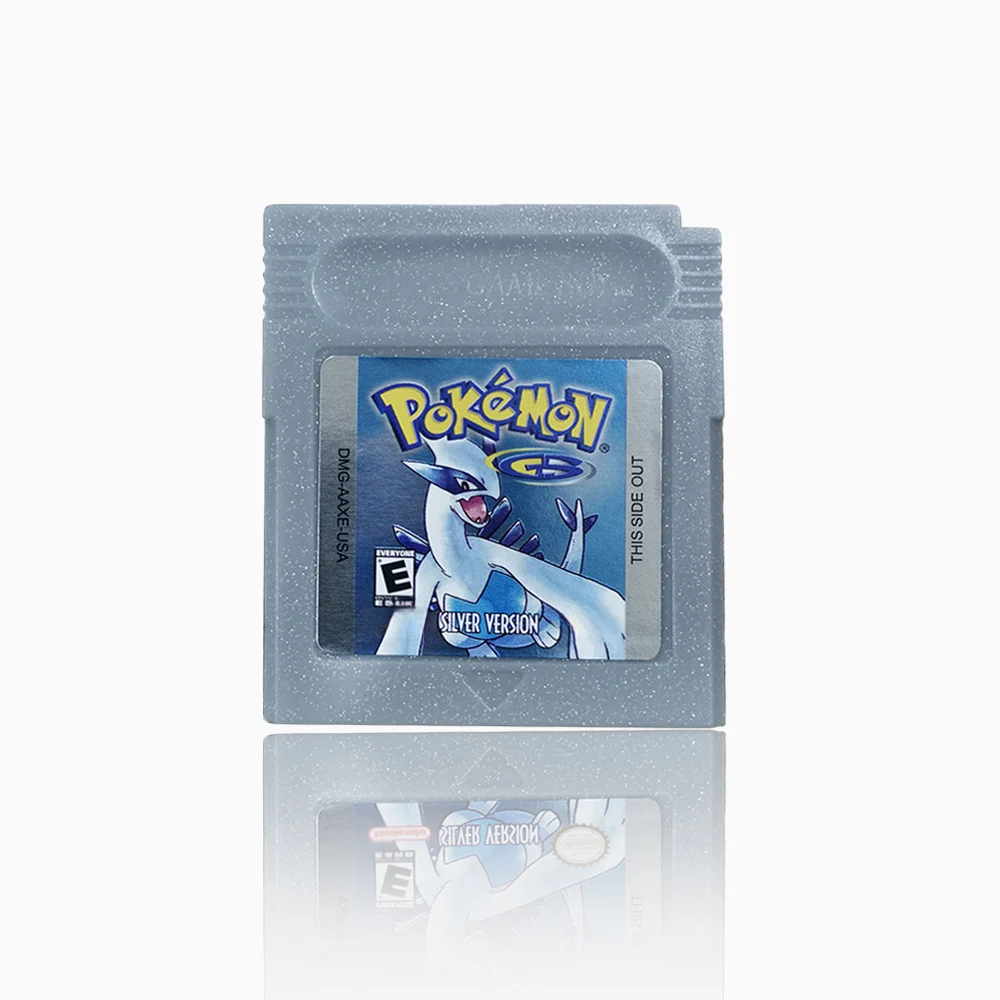 16 Bit Video Game Console Cartridge GBC Game Card Pokemon Series Blue Crystal Golden Green Red Silver Yellow USA Version